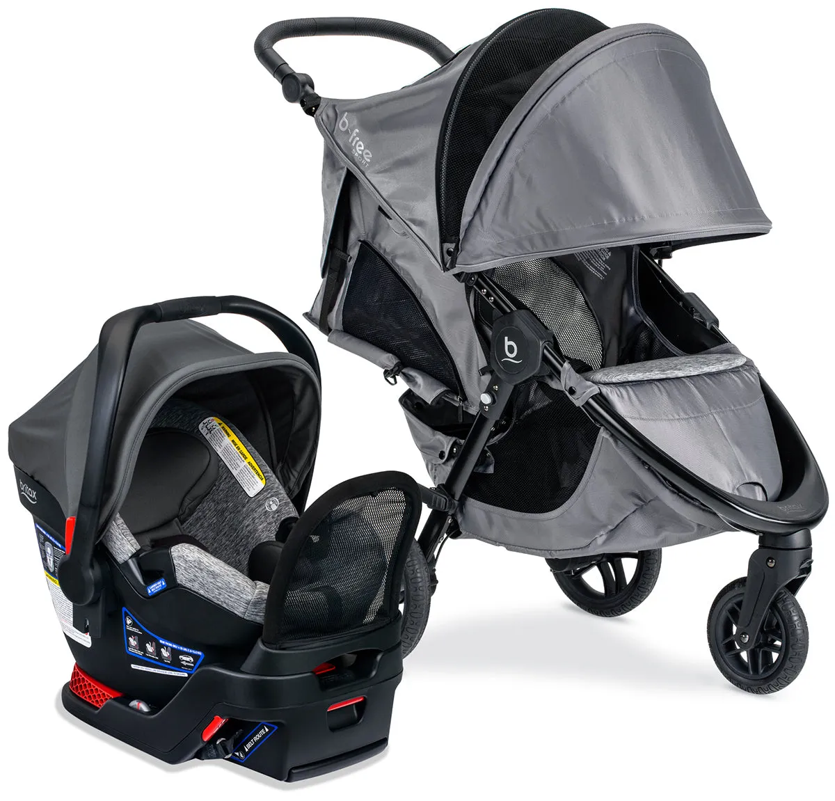 Britax B-Free Sport & B-Safe Gen2 FlexFit  Travel System - Asher