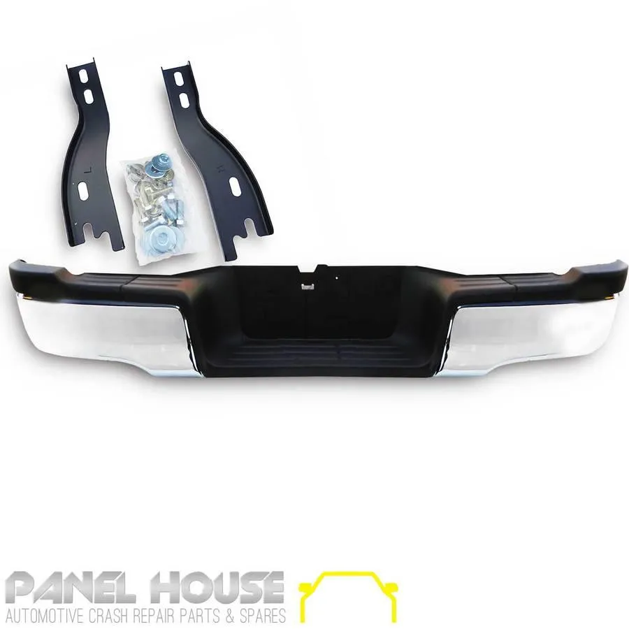 Bumper Bar REAR Chrome Step Fits Toyota Hilux 15-20