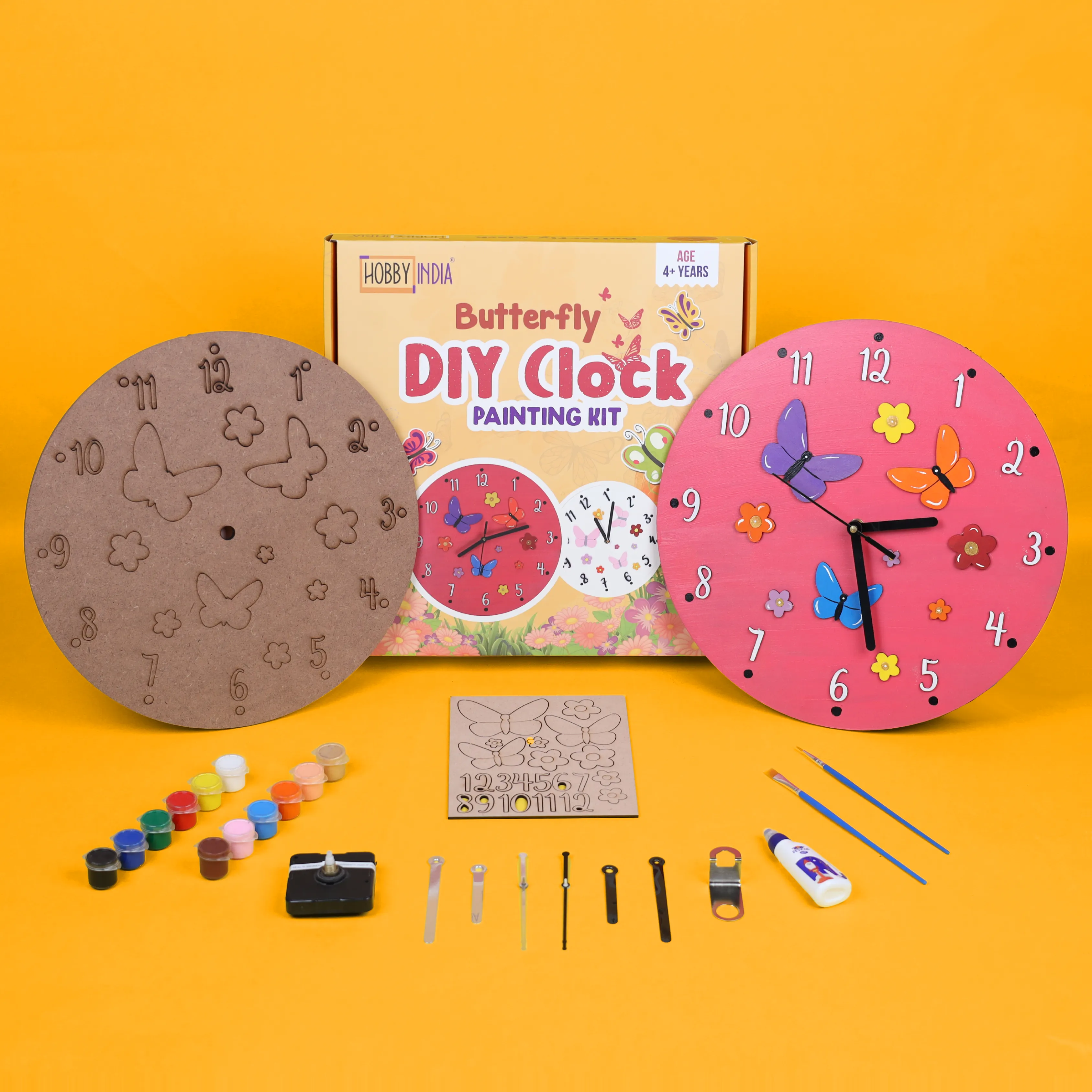 Butterfly Theme Wall Clock DIY Kits