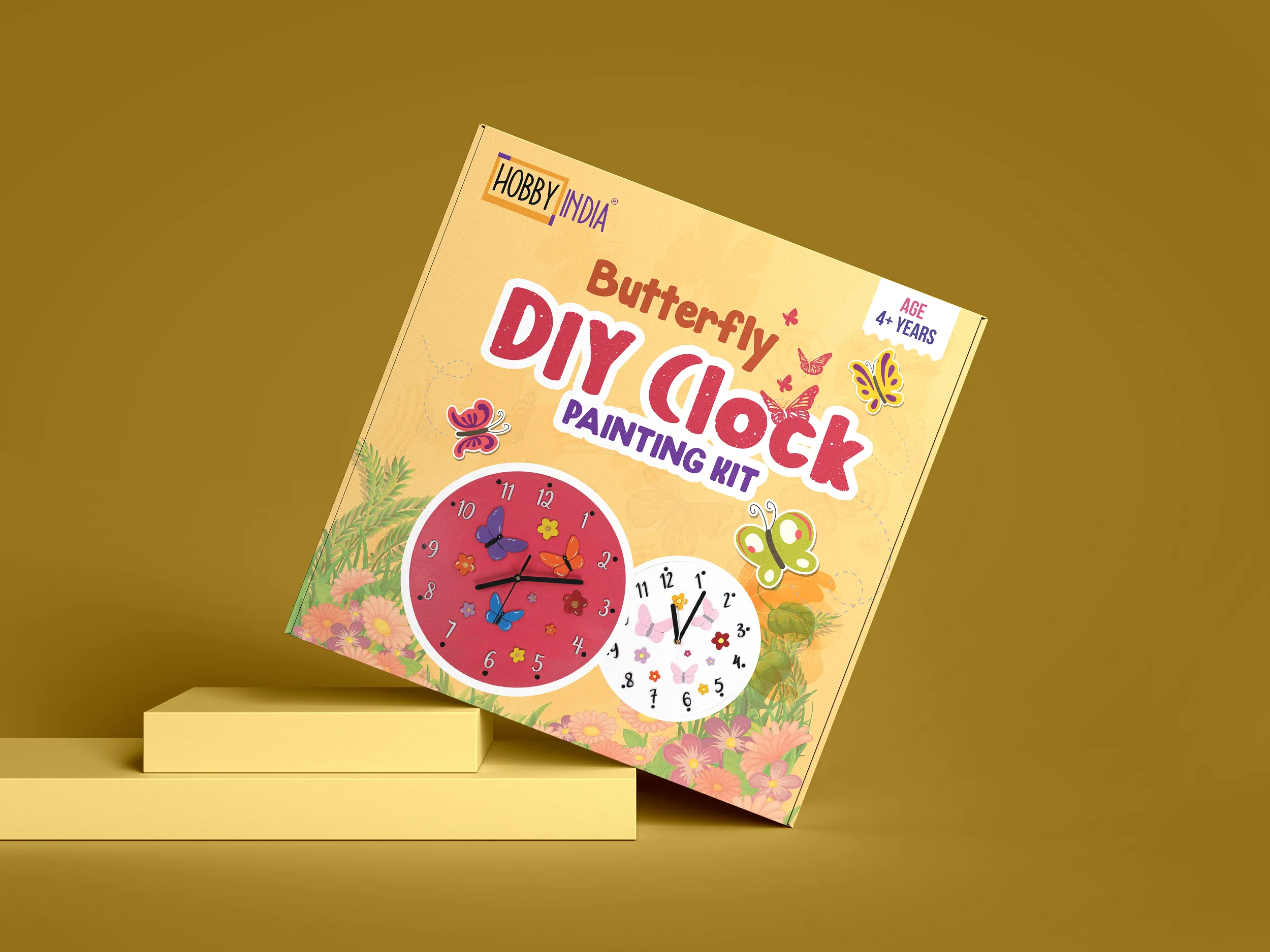 Butterfly Theme Wall Clock DIY Kits