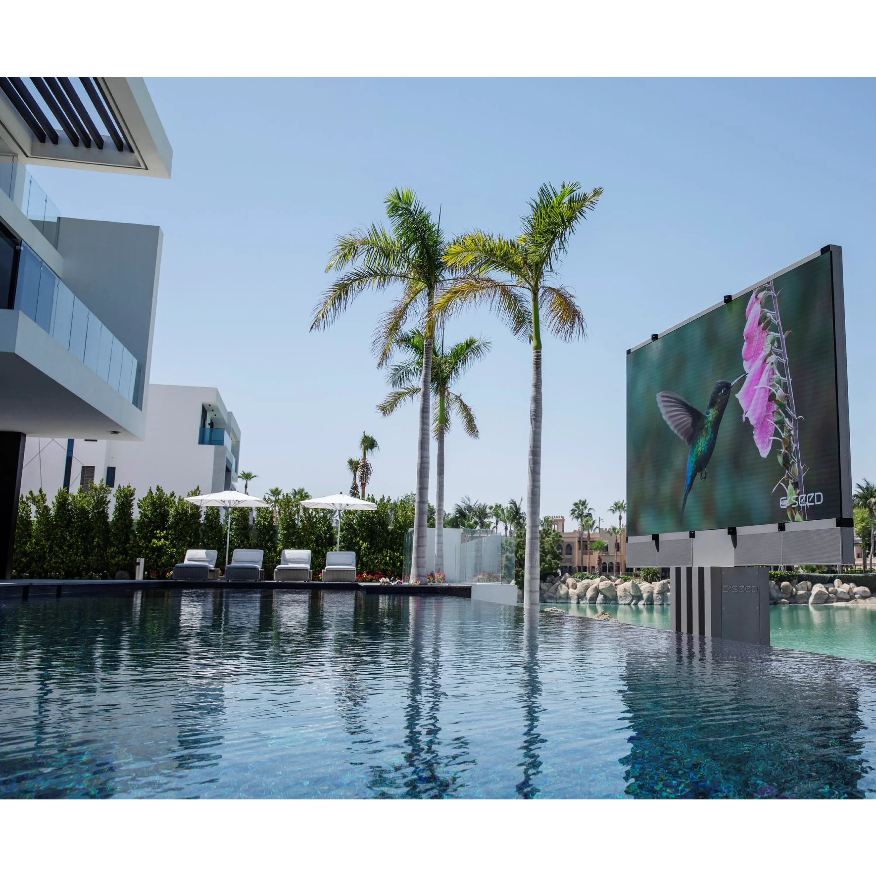 C SEED Outdoor HLR TV - Available in 144" and 201" screen sizes