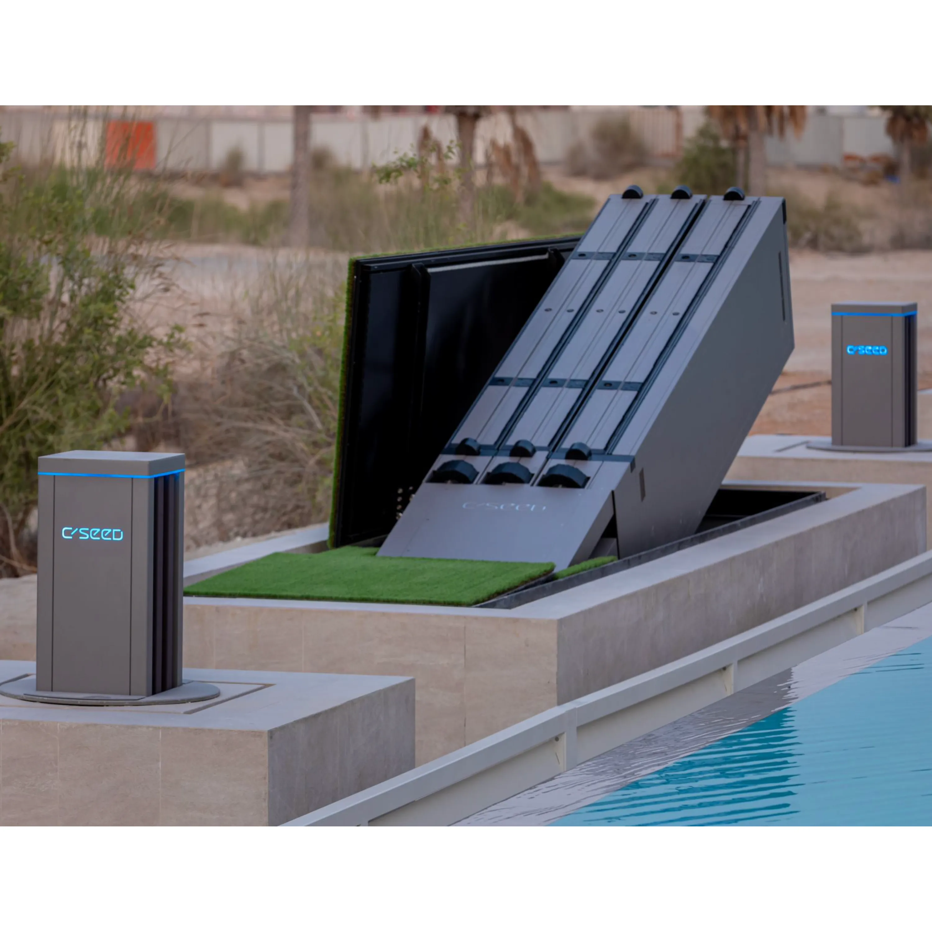 C SEED Outdoor HLR TV - Available in 144" and 201" screen sizes