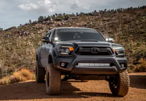 Cali Raised LED 2005-2015 Toyota Tacoma 32" Lower Bumper Hidden LED Light Bar Brackets Kit