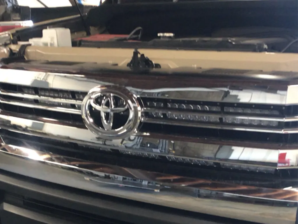 Cali Raised LED 2014-2021 Toyota Tundra 42" Hidden Grille Curved LED Light Bar Brackets Kit