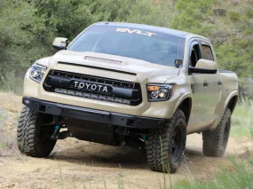 Cali Raised LED 2014-2021 Toyota Tundra 42" Hidden Grille Curved LED Light Bar Brackets Kit