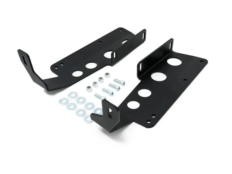 Cali Raised LED 2014-2021 Toyota Tundra 42" Hidden Grille Curved LED Light Bar Brackets Kit