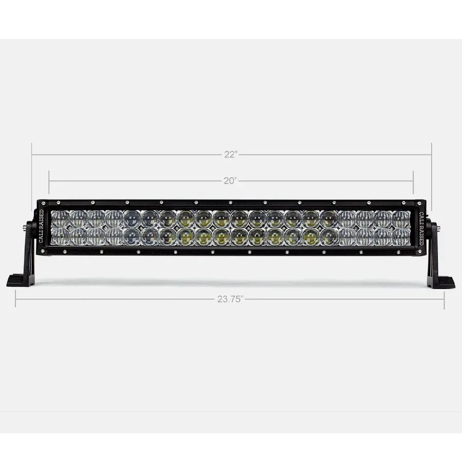 Cali Raised LED Dual Row 5D Optic OSRAM 22" LED Bar | Universal