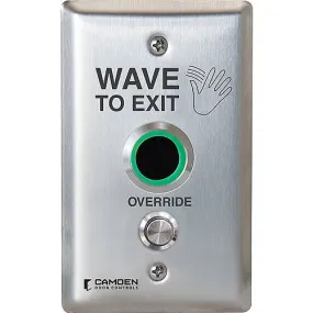 Camden CM-221M/46 No-Touch Switch, Single Gang, Illuminated, with Manual Override