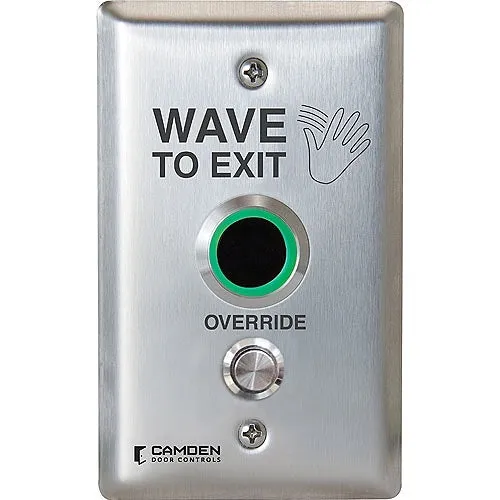 Camden CM-221M/46 No-Touch Switch, Single Gang, Illuminated, with Manual Override