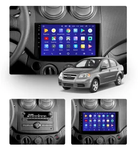 Car Dealz 10.2" Android 10.0 Chevrolet Aveo Holden Barina T250 2006 - 2012 In Dash Plus OEM Fascia