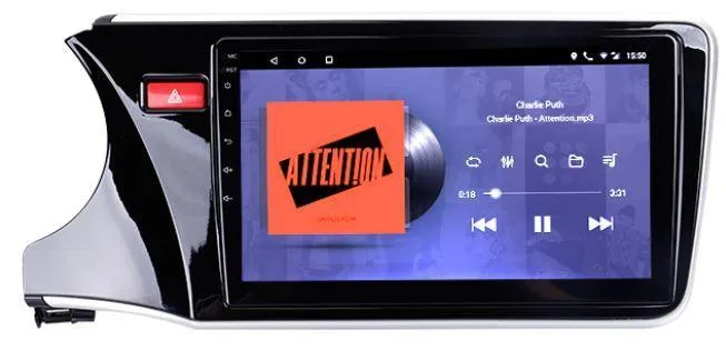 Car Dealz 9" Android 10.0 For Honda City 2015-2018 w CAM In Dash Plus OEM Fascia