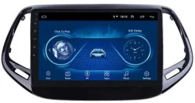 Car Dealz 9" Android 10.0 For Jeep Compass 2016-2018 w CAM In Dash Plus OEM Fascia
