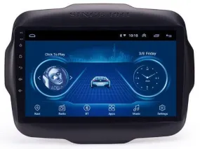 Car Dealz 9" Android 10.0 For Jeep Renegade 2016-2018 w CAM In Dash Plus OEM Fascia
