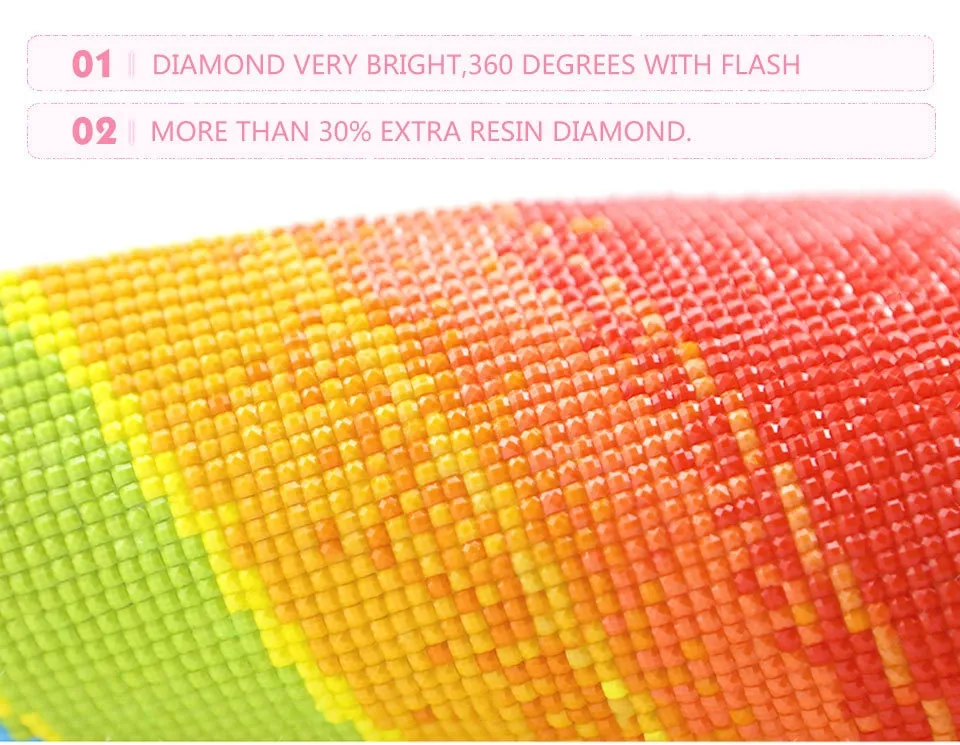 Colored Flower Variety | Floral Diamond Painting | Full Square Drill 5D Rhinestone Embroidery | DIY Diamond Kit