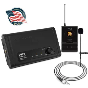Compact Microphone System - Usb Powered Desktop Mic Receiver System With Adjustable Volume Control