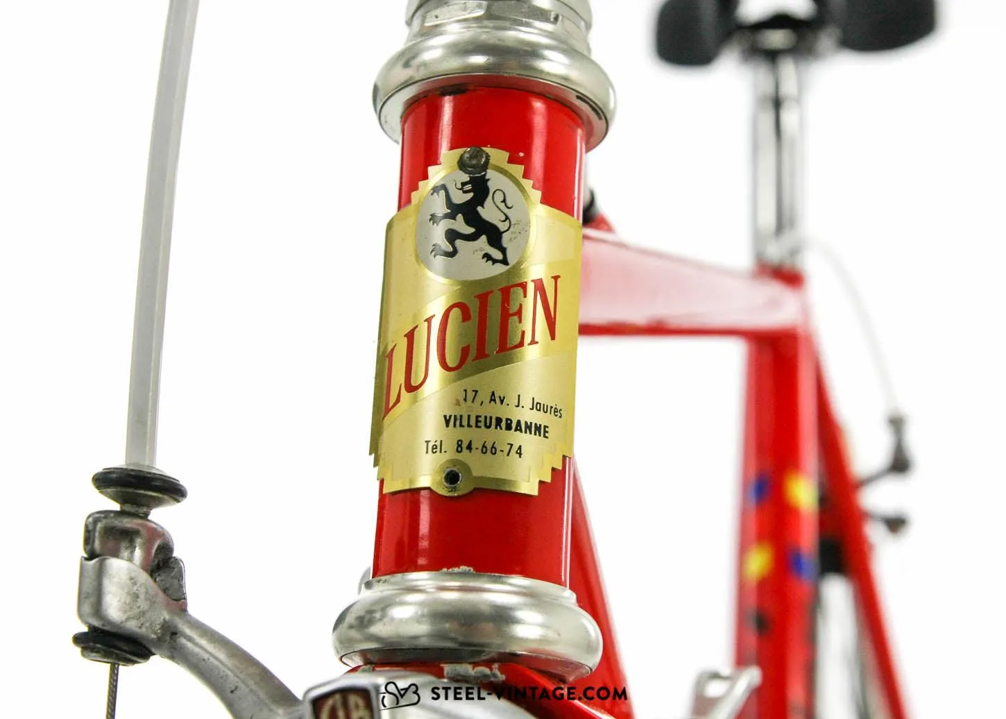 Cycles Lucien Constructeur Bike by Jacques Busset 1980s