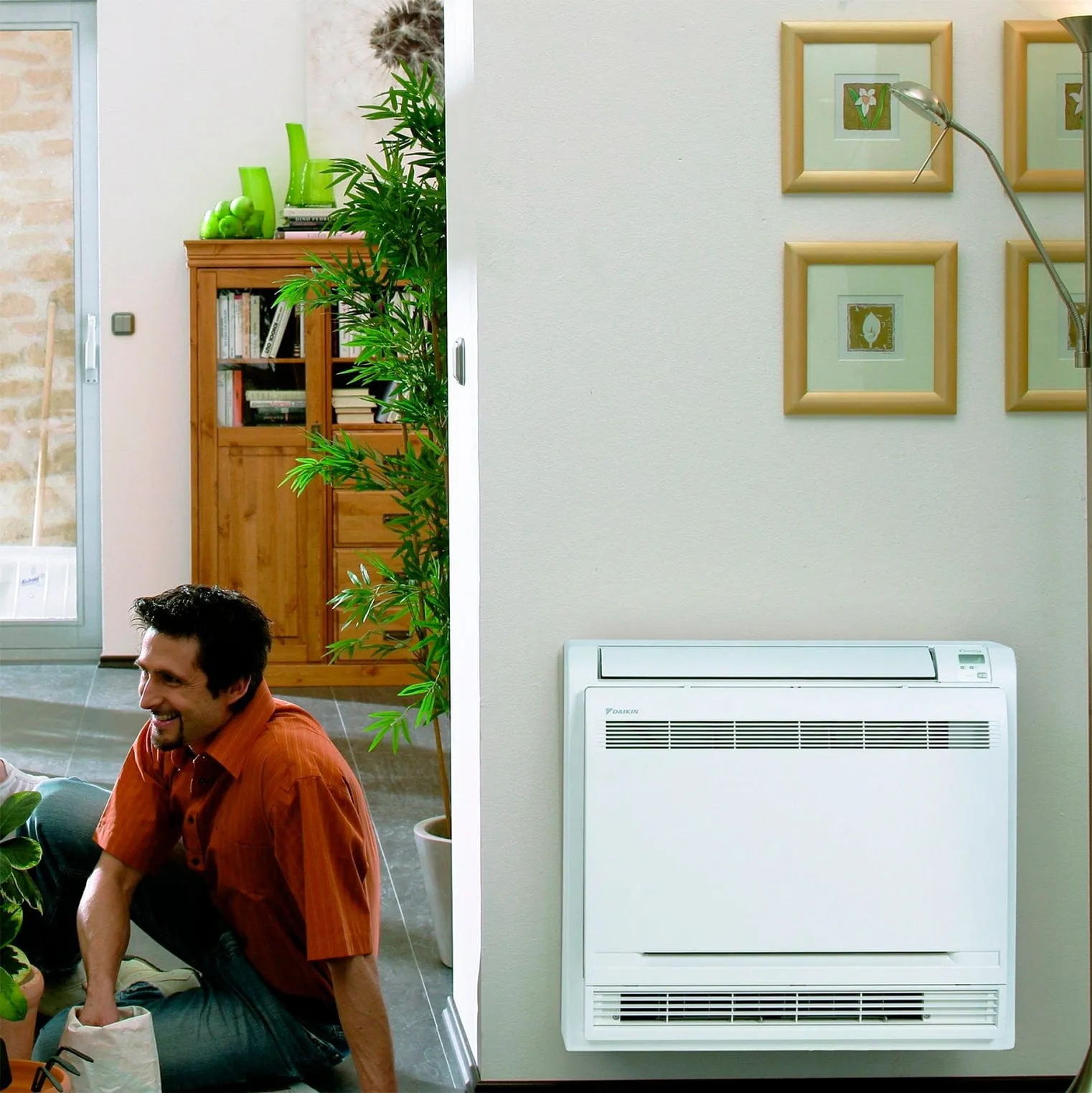 Daikin 4-Zone Floor Standing Hyper Heat Ductless Mini-Split 36000 BTU Heat Pump Air Conditioner 9k   12k   12k   12k - 20 SEER2