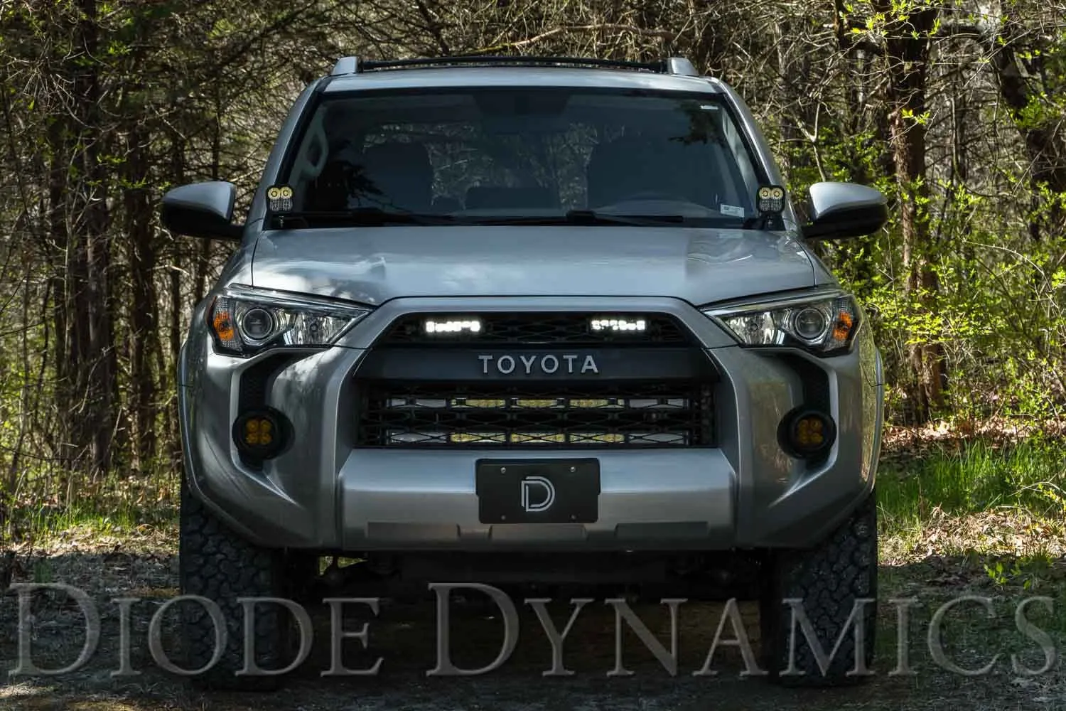 Diode Dynamics Stage Series Upper Grille Hidden Light Bar Kit For 4Runner (2014-2024)