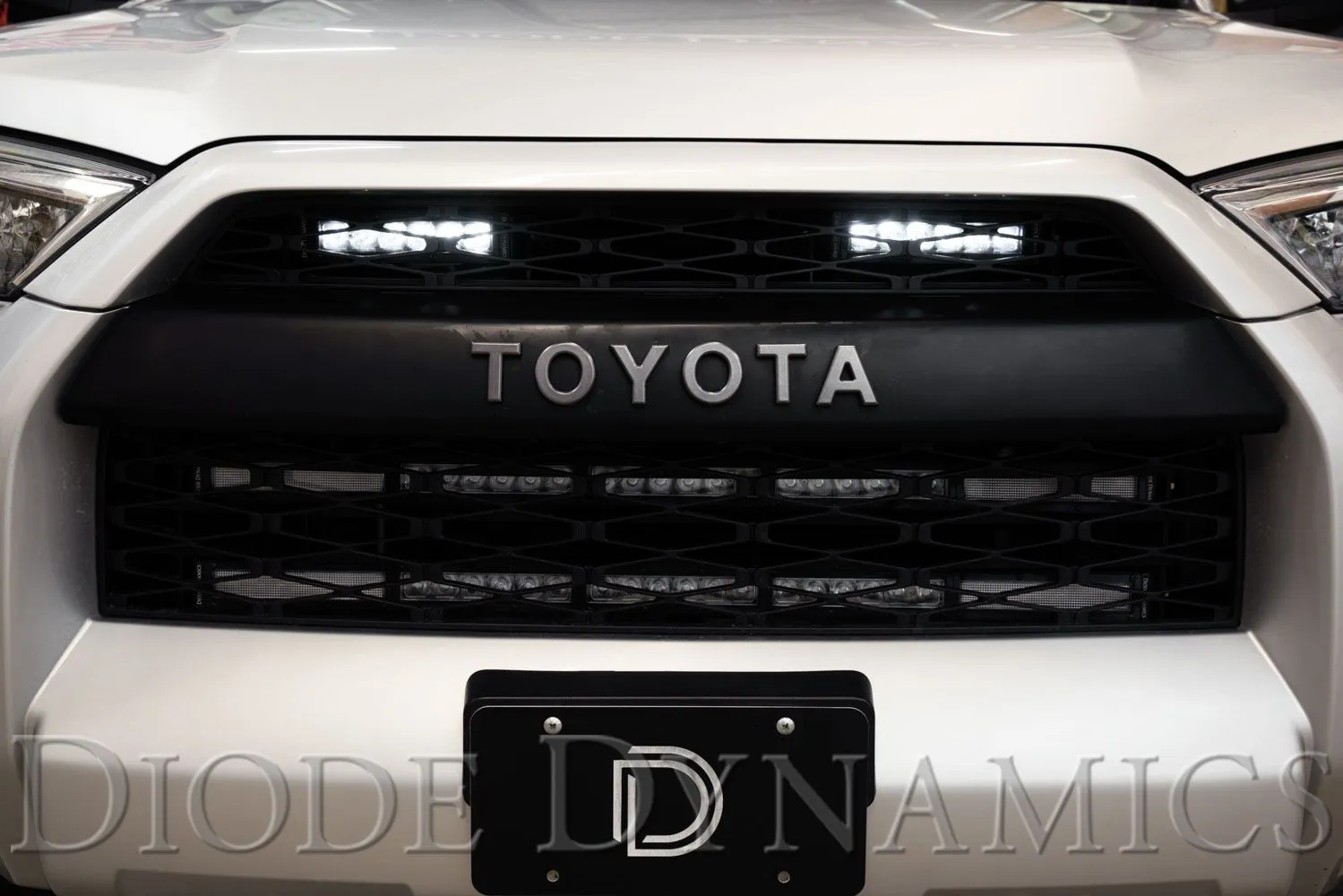 Diode Dynamics Stage Series Upper Grille Hidden Light Bar Kit For 4Runner (2014-2024)