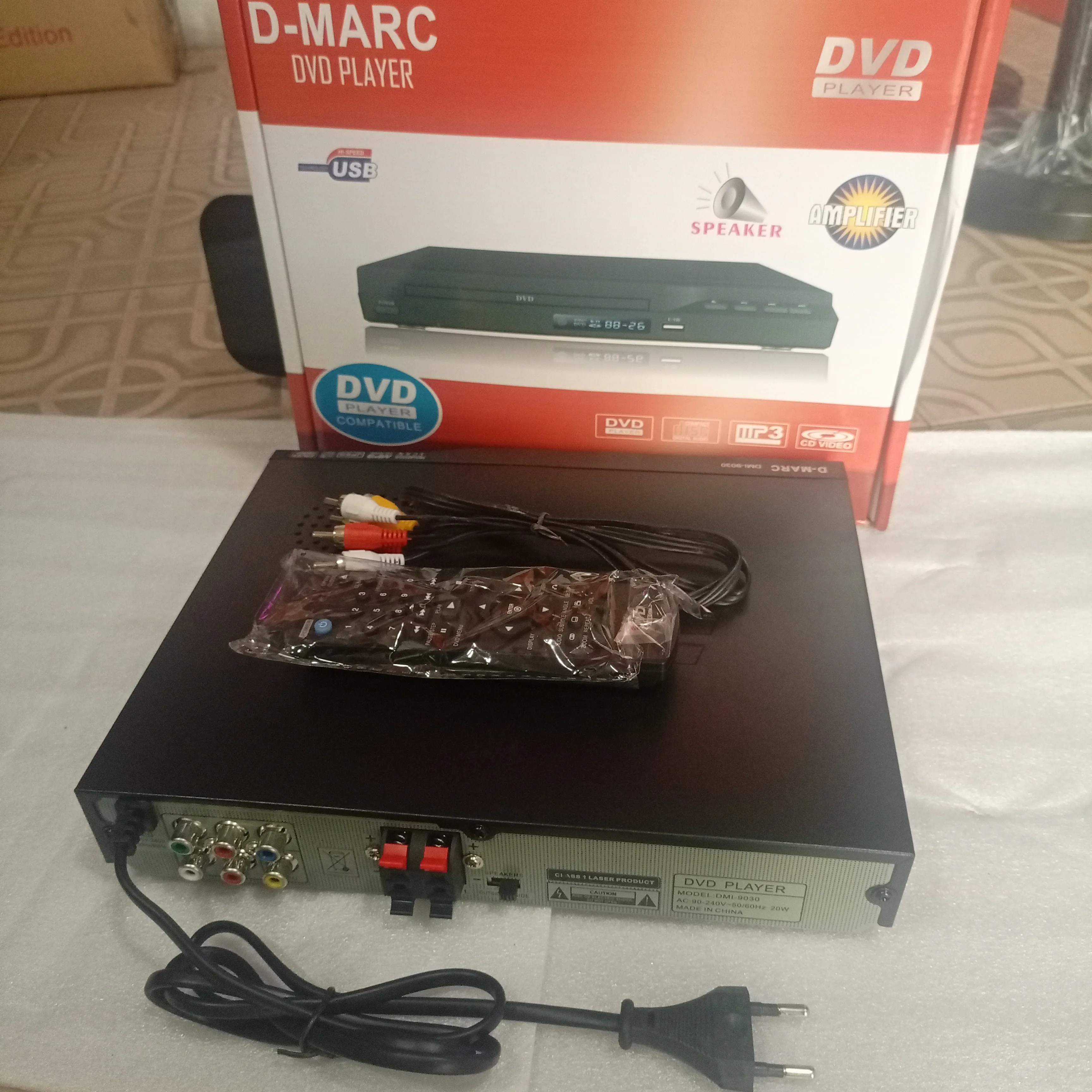 DMARC DMI-9030 Multi-Playback DVD Player   Speaker Output & Internal Speakers - Brand New