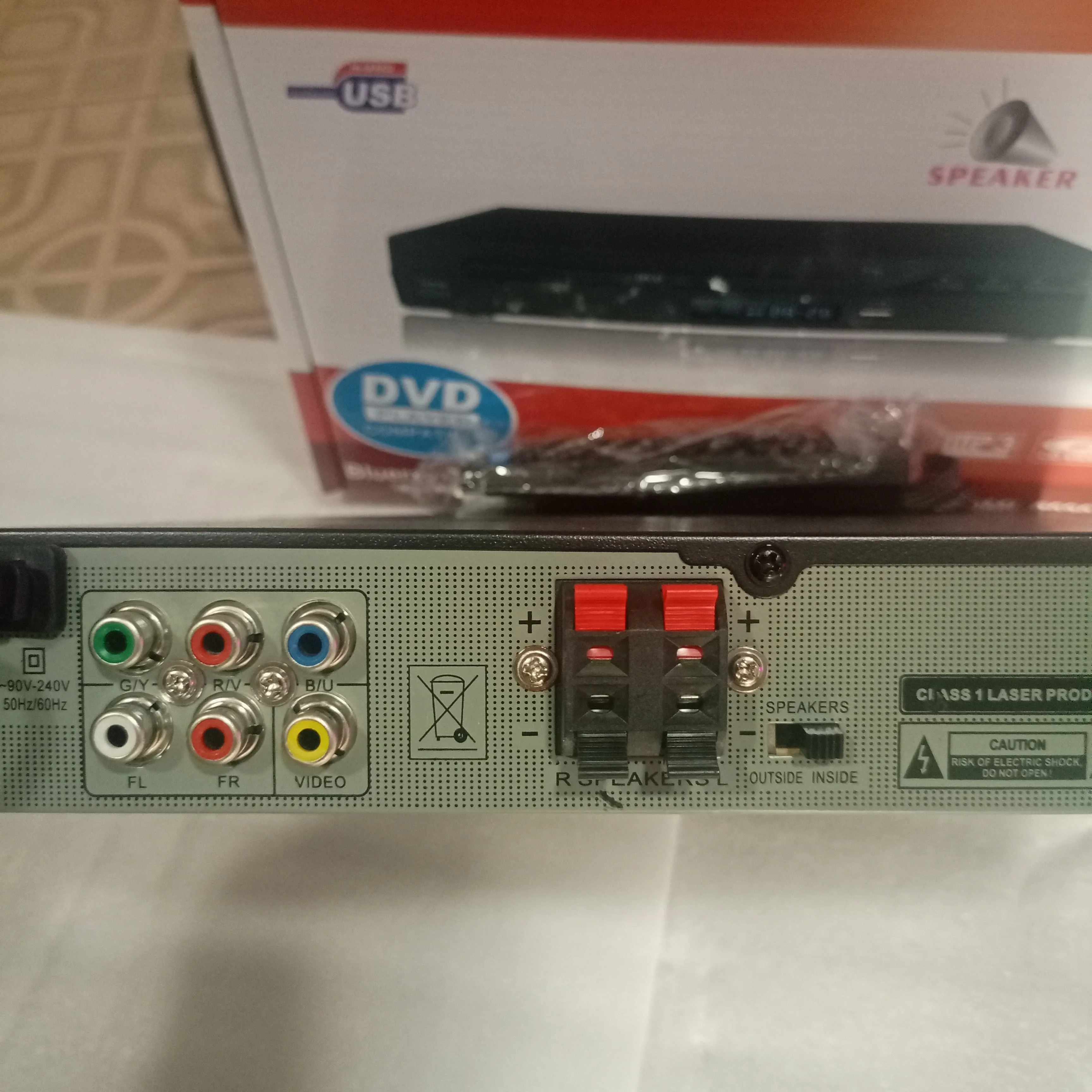 DMARC DMI-9030 Multi-Playback DVD Player   Speaker Output & Internal Speakers - Brand New