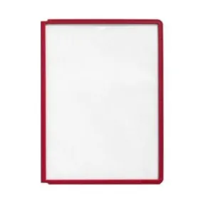 Durable Sherpa Panel A4 Red Pack 5