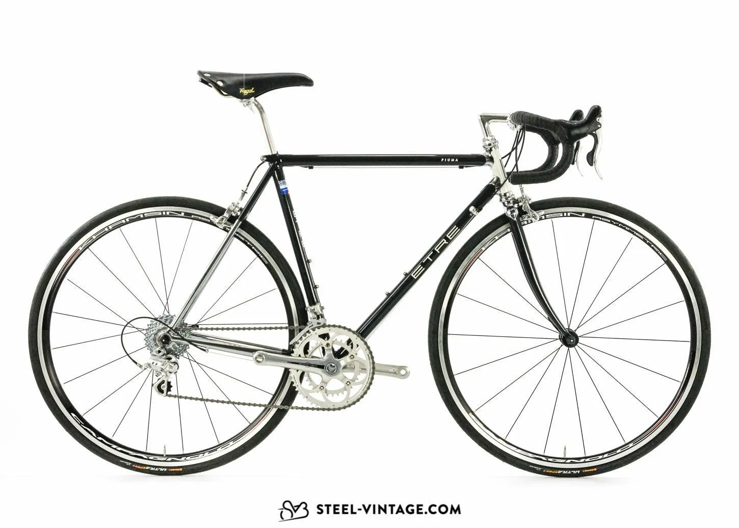 ETRE Piuma Modern Steel Showroom Road Bike Veloce Graphite