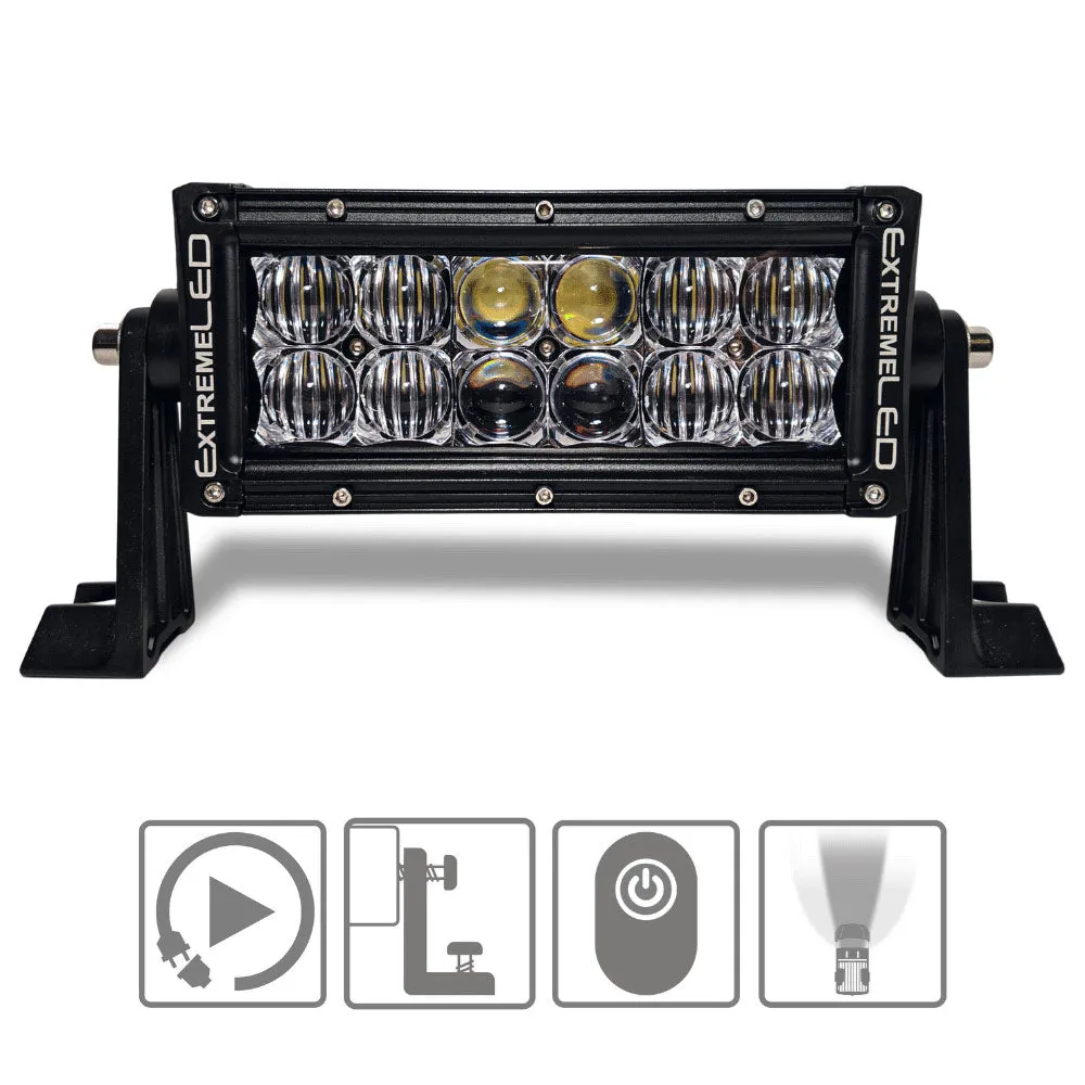 Extreme LED - 8" Extreme Series Dual Row 60W Combo Beam LED Light Bar