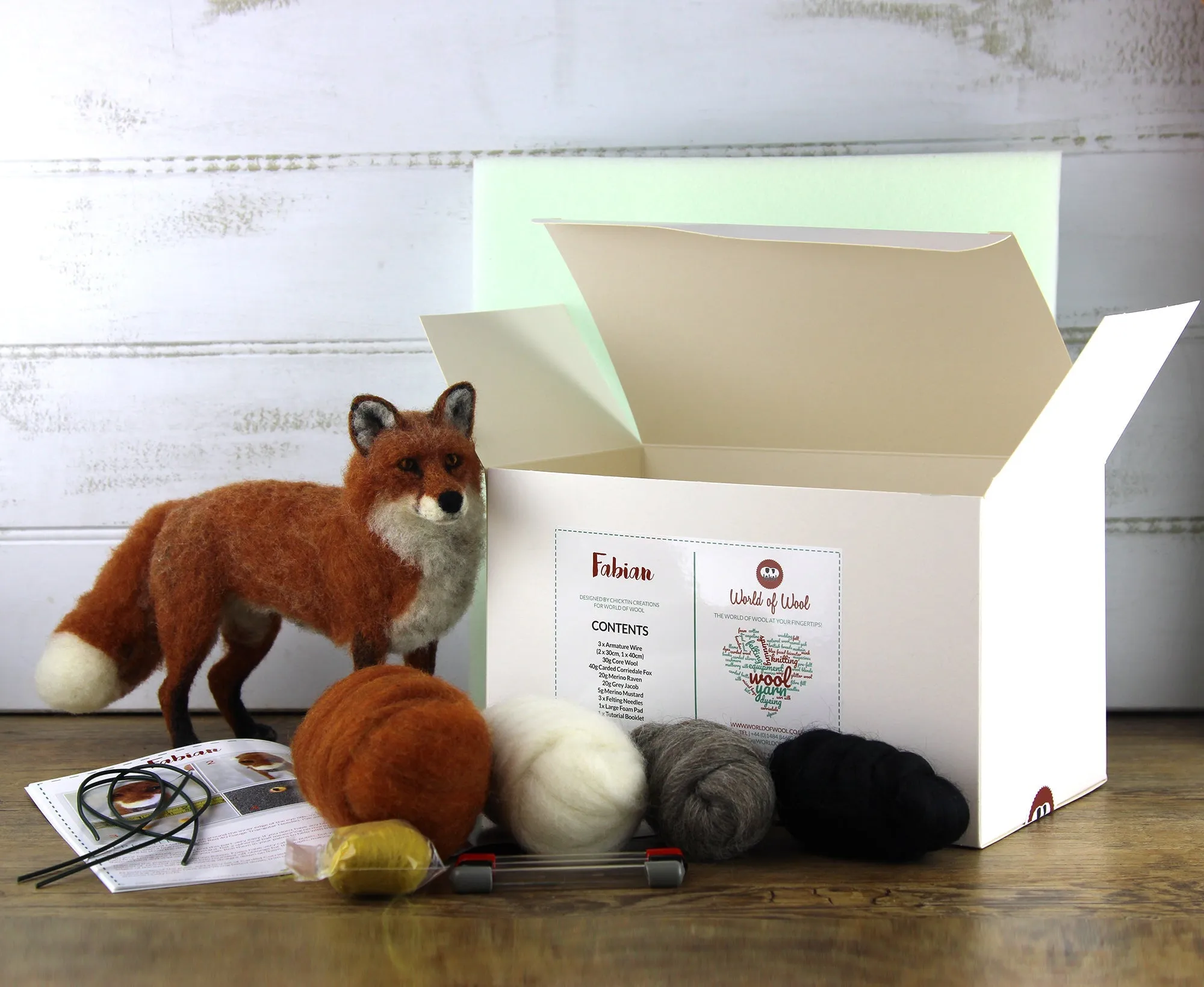 Fabian The Fox | Needle Felting Kit