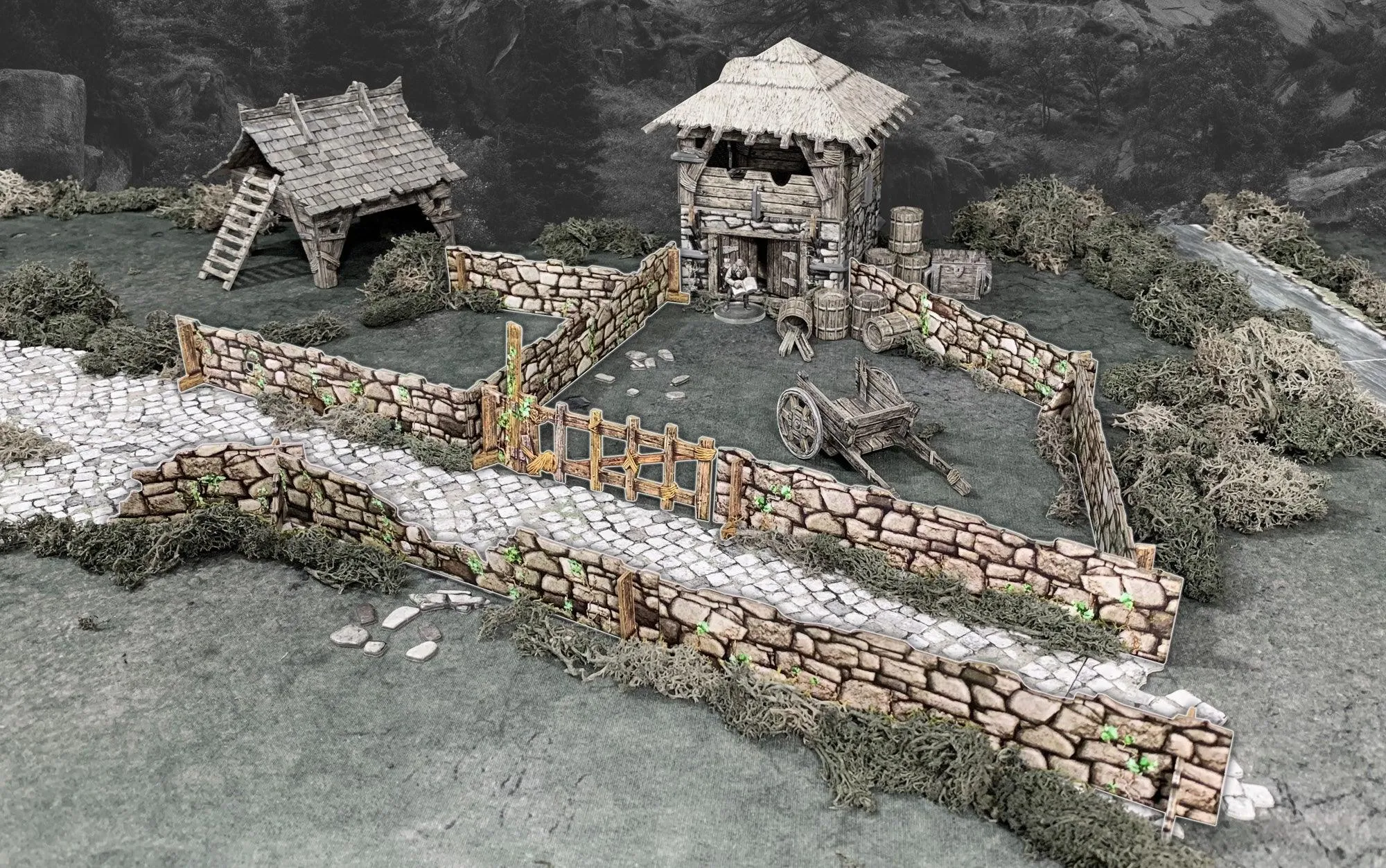 Fantasy Battlefield - Stone Walls