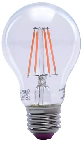 Feit Electric A19/TPK/LED LED Bulb, General Purpose, A19 Lamp, 25 W Equivalent, E26 Lamp Base, Dimmable, Clear :EA: QUANTITY: 6