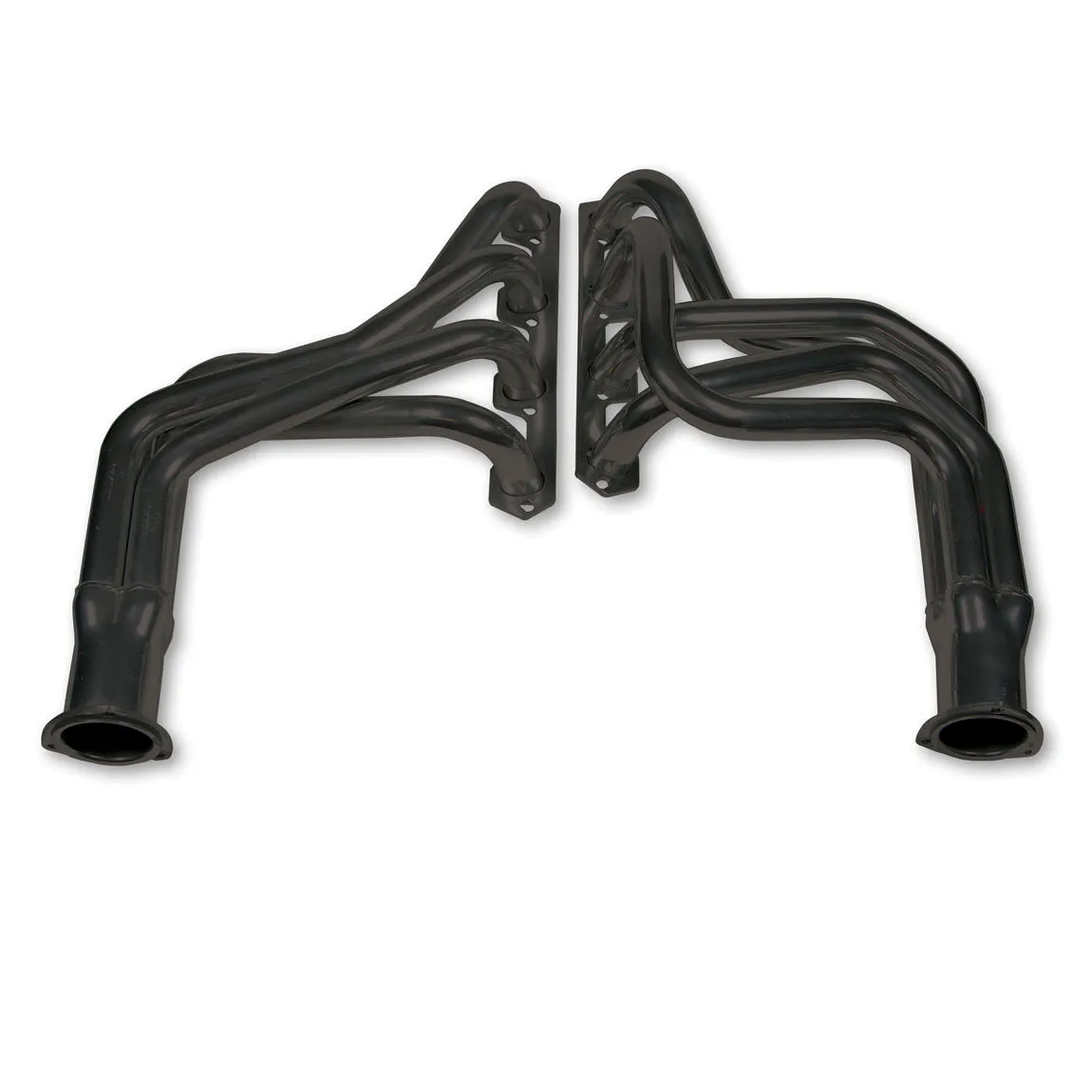 Flowtech Long Tube Headers - 1969-79 Ford F100 2WD - 302W - 1.5" - 3" Collector - Black Paint