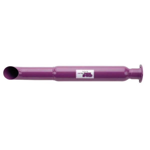 Flowtech Purple Hornies 3-Hole Turnout Header Muffler - 3" Inlet/Outlet