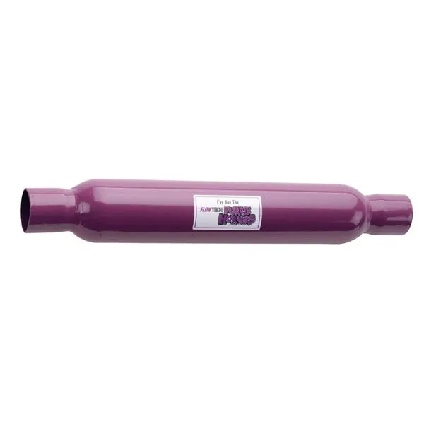 Flowtech Purple Hornies Slip-Fit Muffler - 2.25" Inlet/Outlet