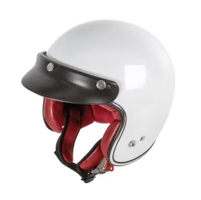 Garibaldi - Gari G02X Open Face Vintage Helmet - Pearl White