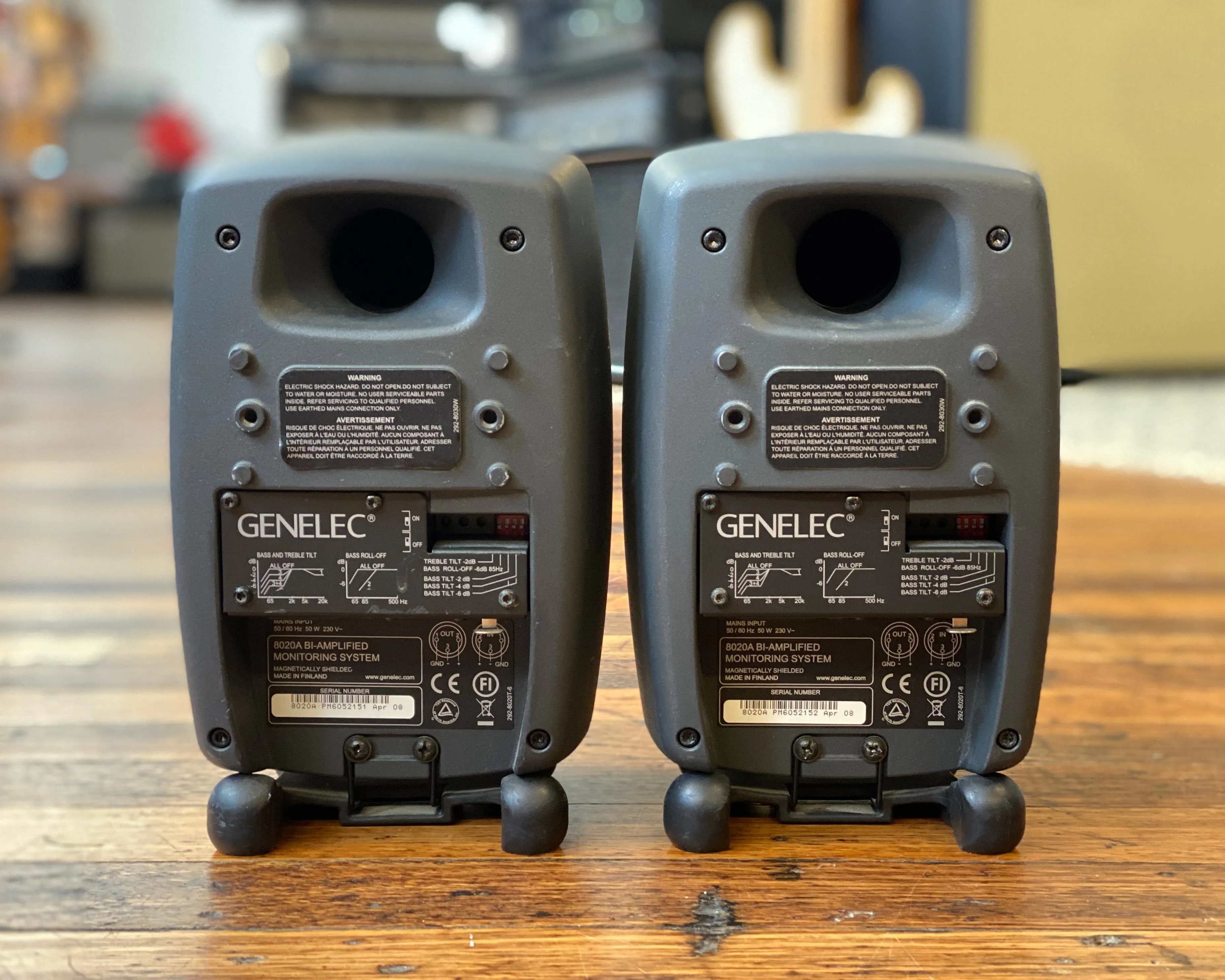 Genelec 8020A Studio Monitors