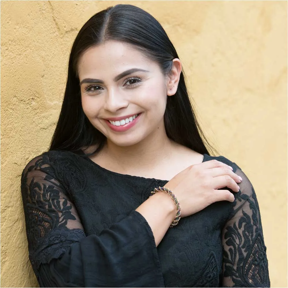 Heavy Metals Rock Kumihimo Bracelet