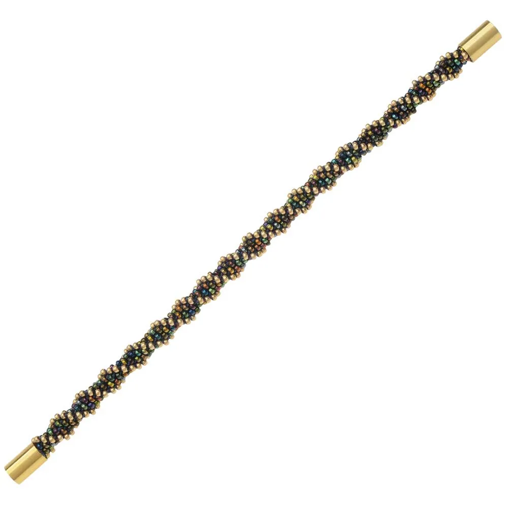 Heavy Metals Rock Kumihimo Bracelet