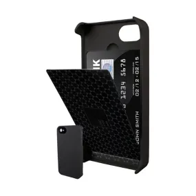 Hex Stealth Wallet Case for iPhone 5 - Black