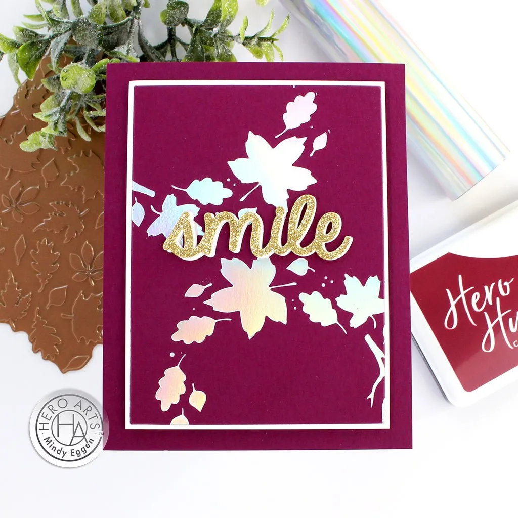HF106 Leafy Branches Hot Foil Plate (E)