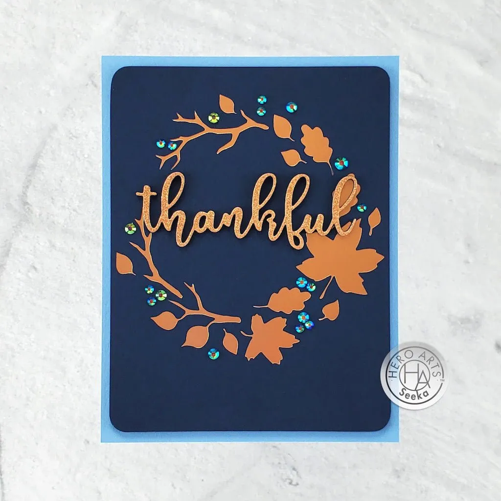HF106 Leafy Branches Hot Foil Plate (E)