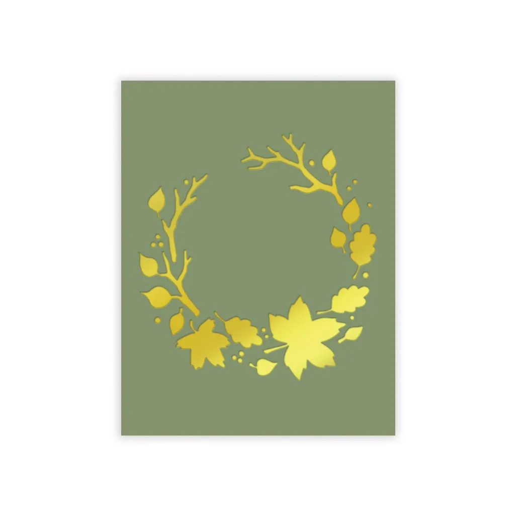 HF106 Leafy Branches Hot Foil Plate (E)