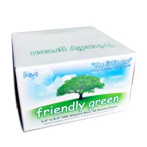 High-Tech Conversions FG-1 Cleanroom Wipes, Single-Ply, Environmentally Friendly, 280/Bx