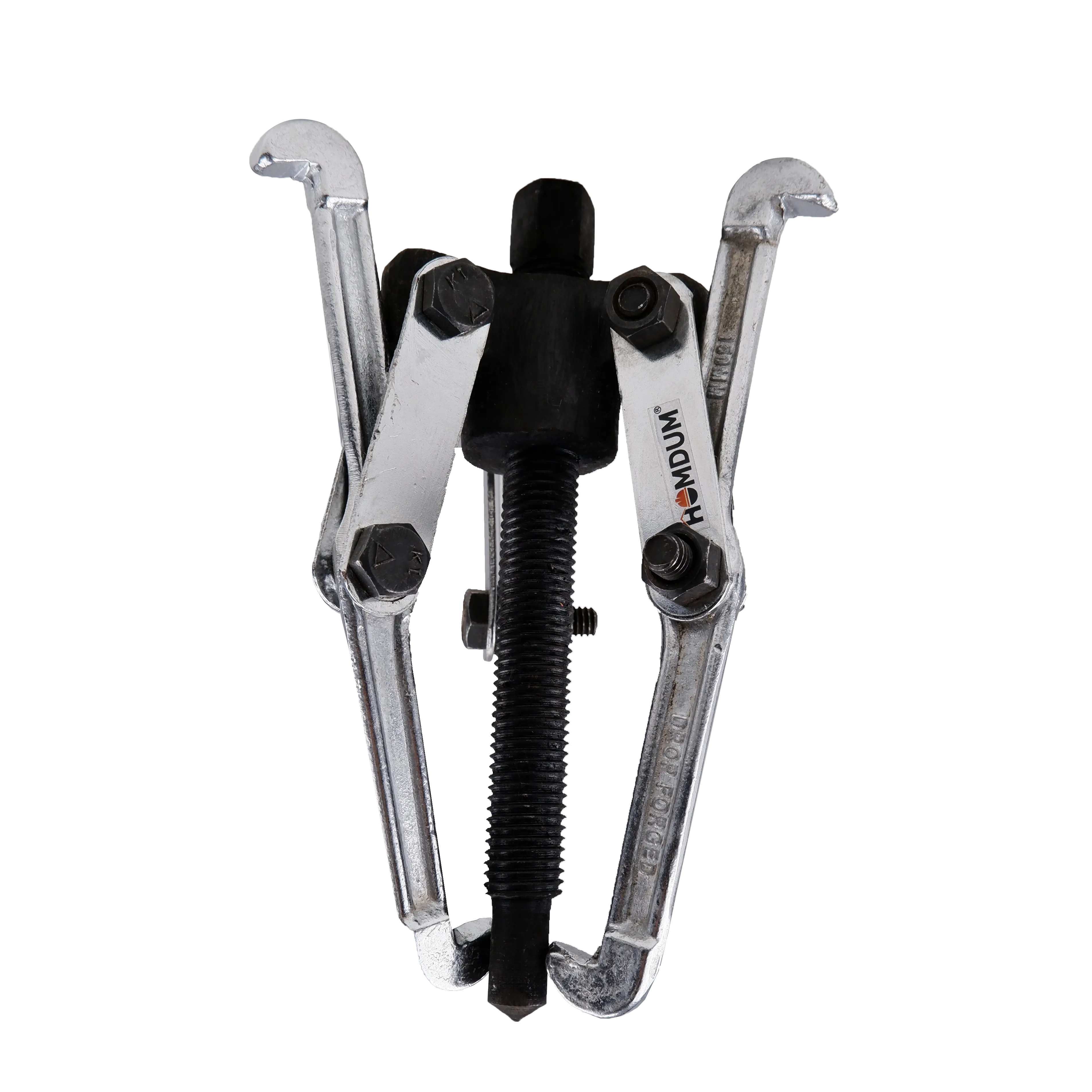 Homdum 8 inch 3 Legs/Jaws Bearing Puller Heavy Chrome Vanadium Steel Gear Puller size 200 mm (Black and Silver)
