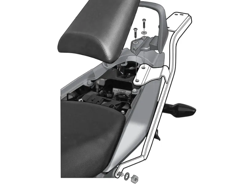 Honda CBF125 (08-14) SHAD Top Box Fitting Kit