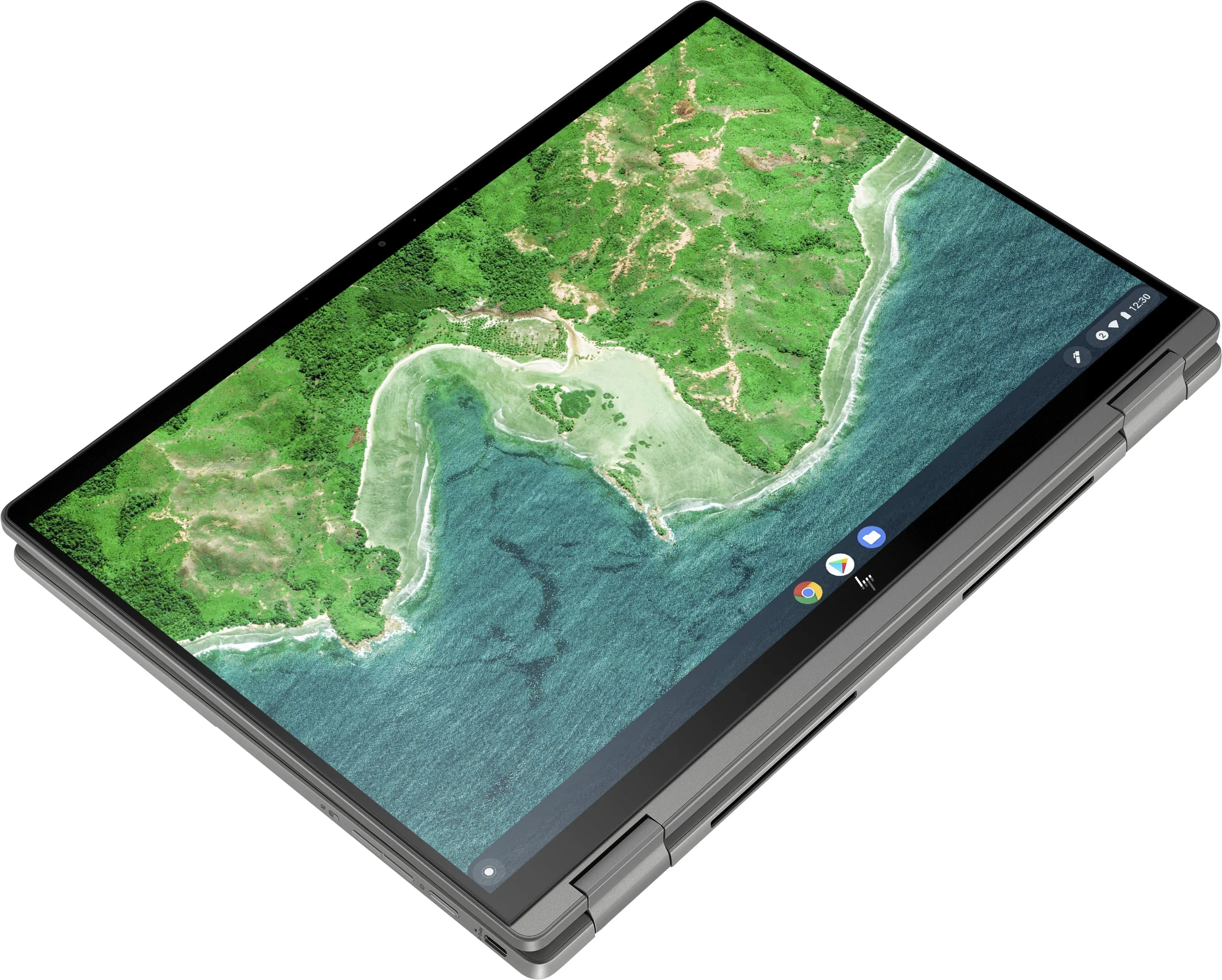 HP x360 14c-cd0053dx 14"  WUXGA Convertible Chromebook, Intel i3-1215U, 1.20GHz, 8GB RAM, 256GB SSD, ChromeOS - 8F8P0UA#ABA (Certified Refurbished)