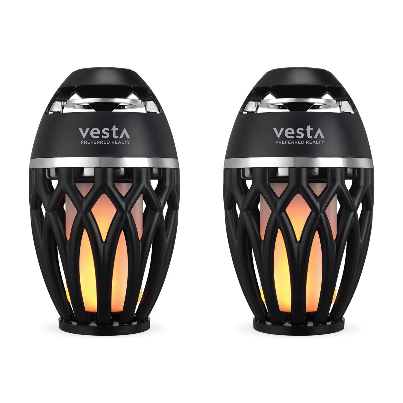 iLive - Tiki & Bluetooth Speakers w/ LED Flame