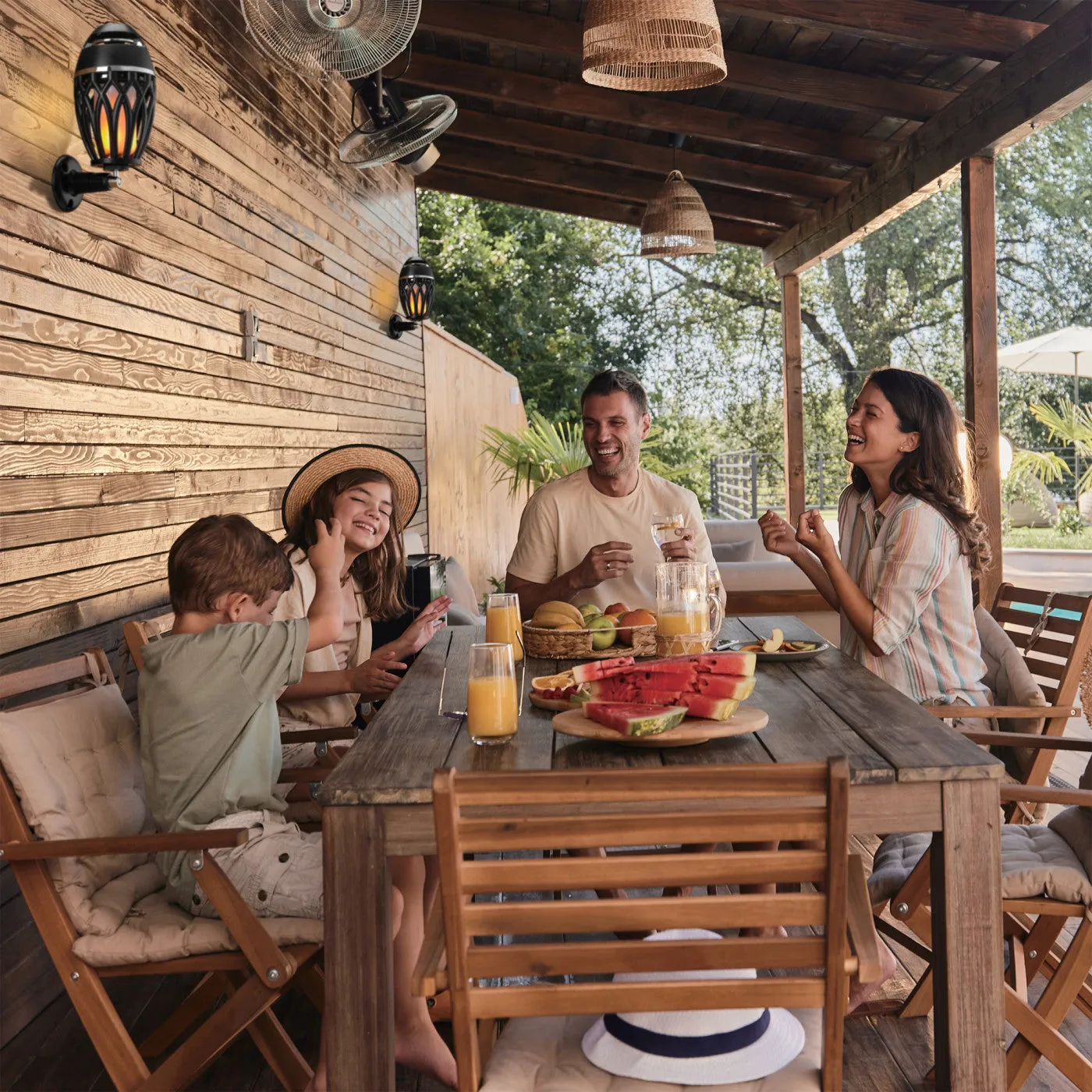 iLive - Tiki & Bluetooth Speakers w/ LED Flame