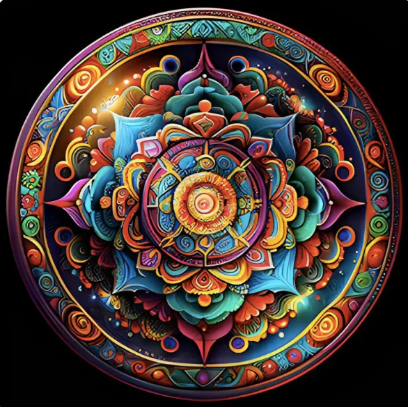 Intricate Mandala - Abstract Diamond Painting, Full Round/Square Drill 5D Diamonds