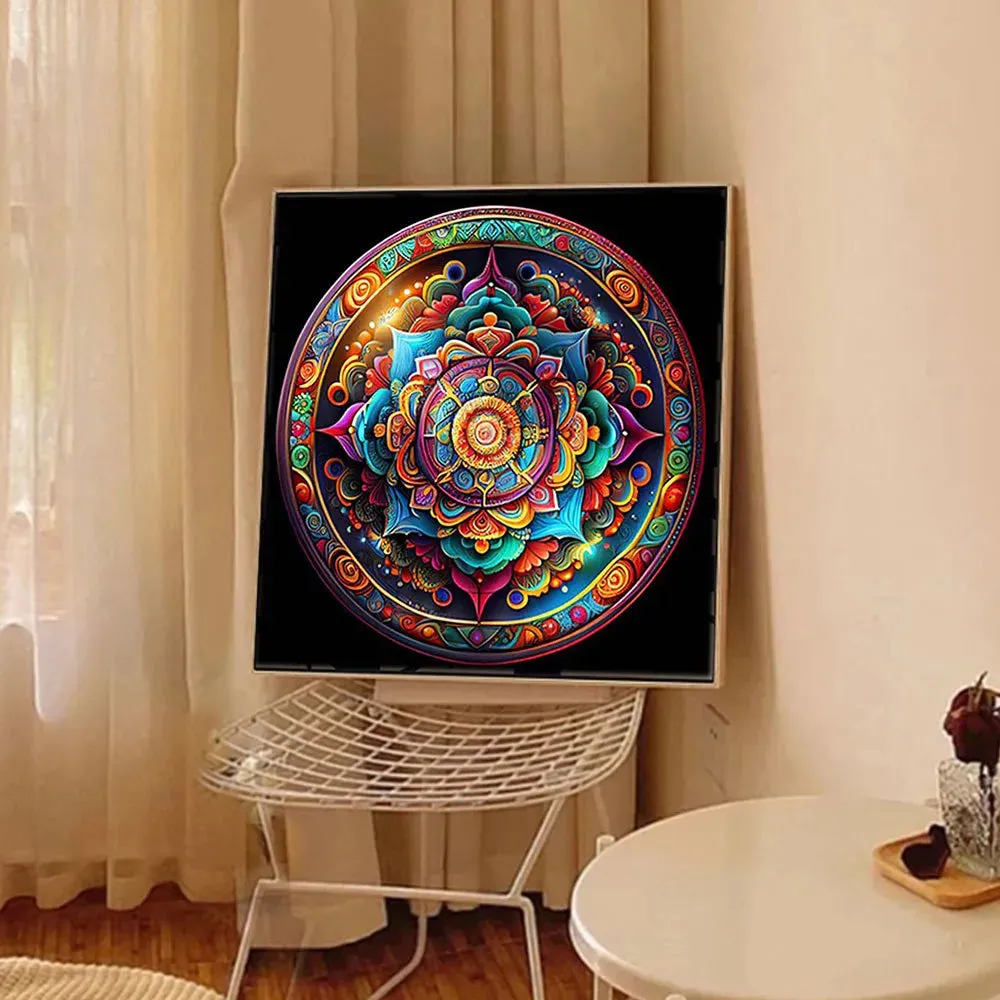 Intricate Mandala - Abstract Diamond Painting, Full Round/Square Drill 5D Diamonds